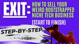 Personal story selling a SaaS business for seven figures