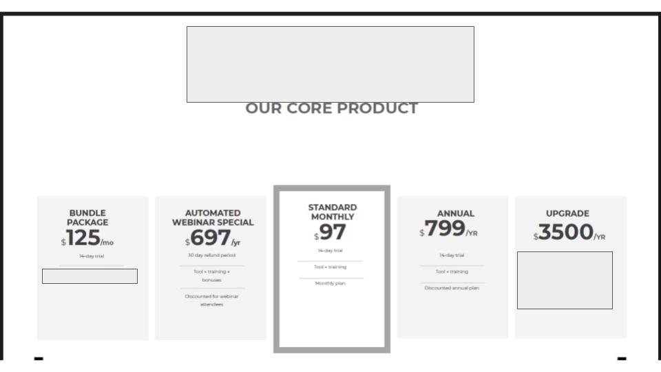 Examples of slides from a successful SaaS pitch deck