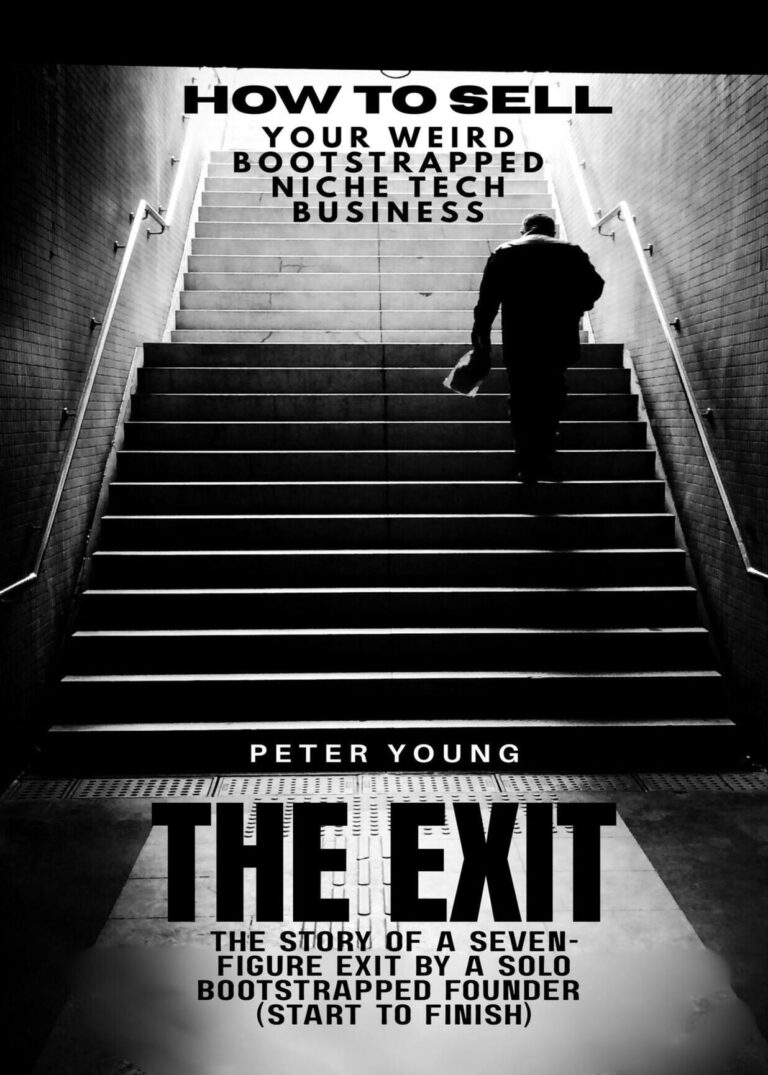 Story of a bootstrapped founder and a seven figure exti.